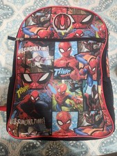 Marvel Spider-Man Backpack Multicolor Graphic Print 17