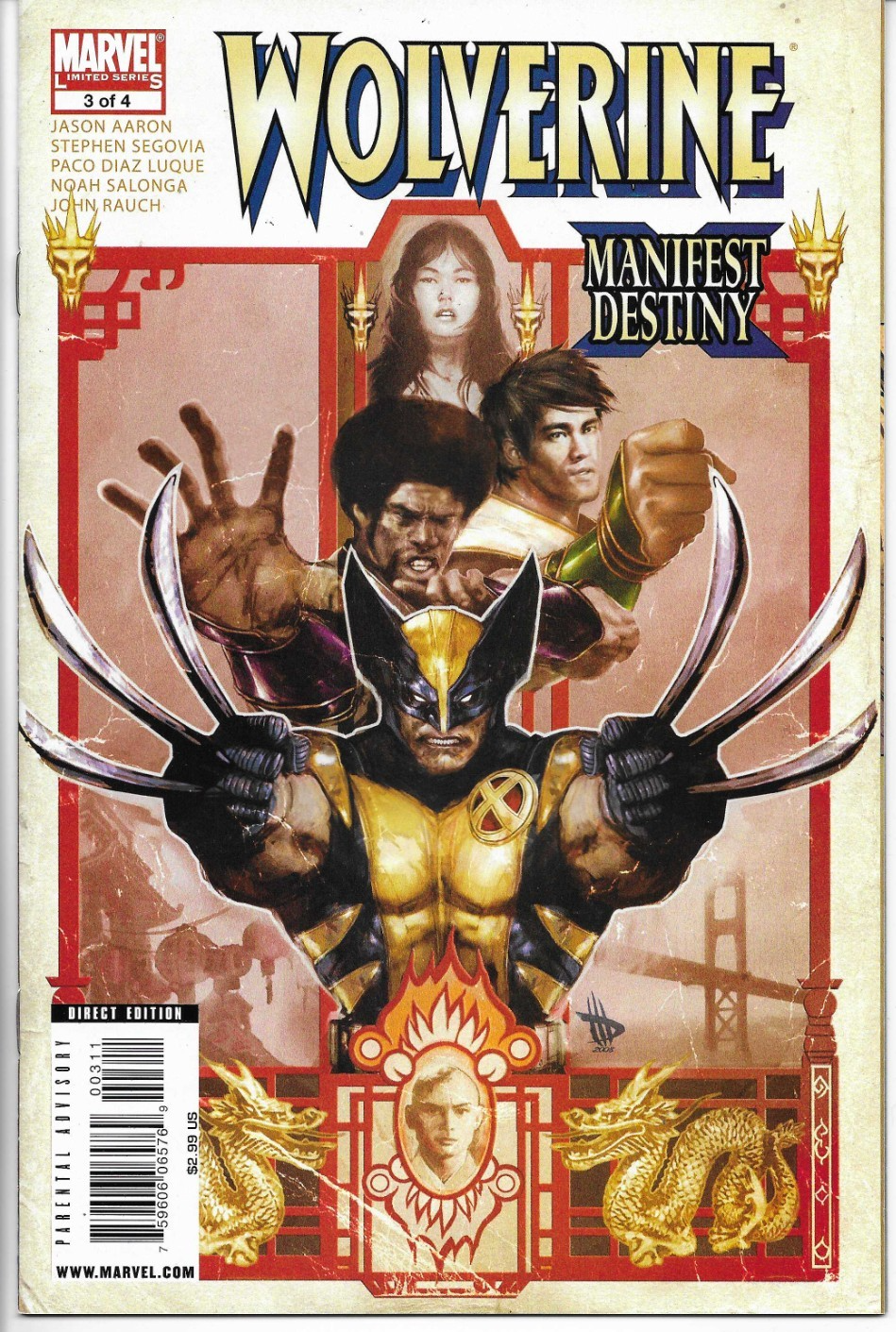 WOLVERINE - MANIFEST DESTINY (2008) #3 - Back Issue (S)
