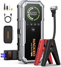 Car Battery Jump Starter with Air Compressor 8000A 160PSI, Car Jumper Starter Po
