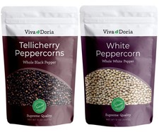 Tellicherry Peppercorn, Whole Black Pepper 12 Oz Whole White Peppercorn ...