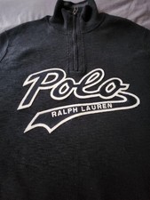 Polo Ralph Lauren Cotton Knit Pullover 1/4 Zip Preppy Sweater Sz L NWT