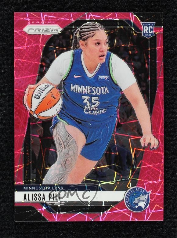 2024 Panini Prizm WNBA Pink Velocity Prizm /79 Alissa Pili #83 Rookie RC