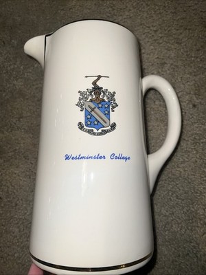 Vintage US Naval Academy Serving Pitcher with Handle Made In USA Westminster