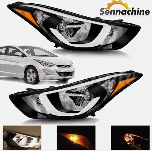Hyundai ELANTRA 2014 - 2016 Headlamp Headlight Head lamp Head light Driver side (Left Side