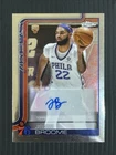 2025-26 Topps Chrome Johni Broome RC Auto Philadelphia 76ers