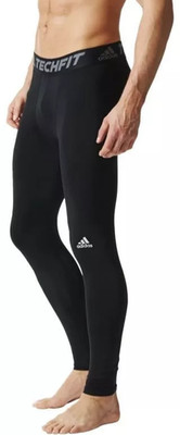 Set of Two NWT $35 ADIDAS TechFit Men's Athletic TF Base Tights - Black - L