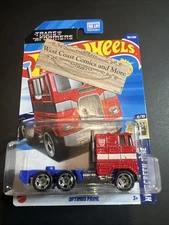 2025 Hot Wheels  F Case Mainline - Transformers Optimus Prime Screen Time Series