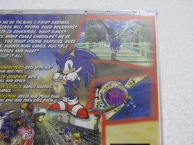 Sonic Adventure Limited Edition Sega Dreamcast NFR No HW Video Sticker Complete!