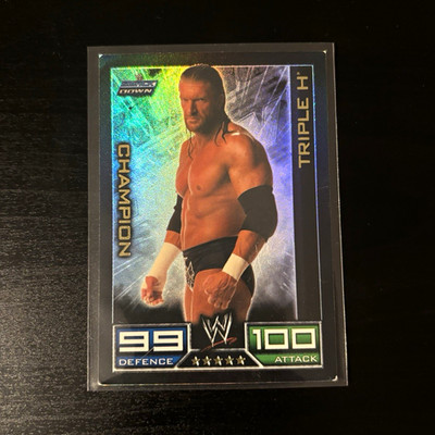 Topps Slam Attax WWE SmackDown Triple H Champion Karte 2008