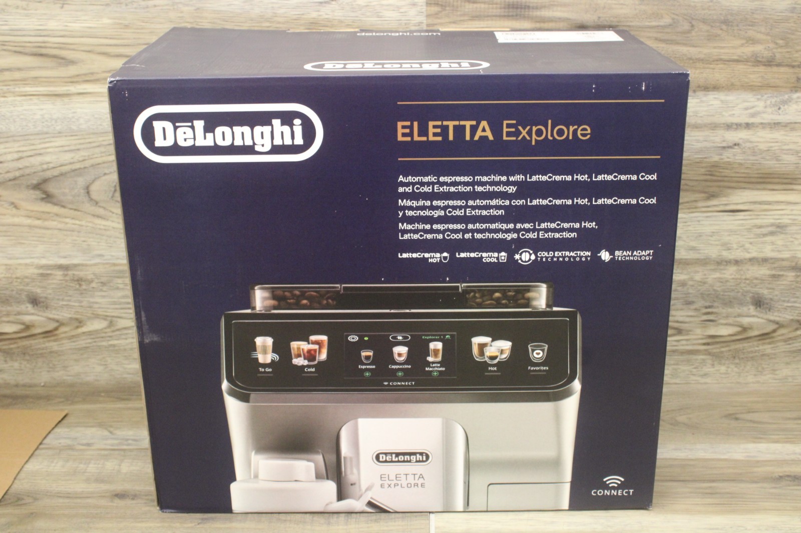 DeLonghi Eletta Explore ECAM45086S Cappuccino Latte Coffee Maker Cold Brew