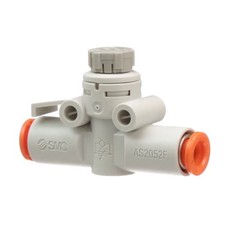 1PC SMC CORPORATION AS2052F-07A Speed Controller, inline, one touch, for 1/4" t