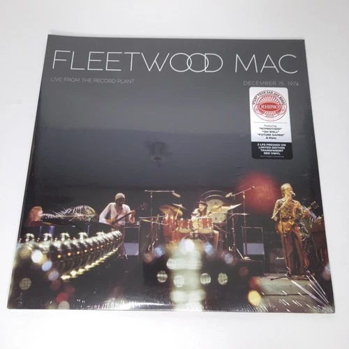 Fleetwood Mac Live At The Record Plant 1974 Limited Trans Red Vinyl Record 2LP