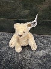 Steiff Pipe Cleaner Bear- White with brown nose 0203/11