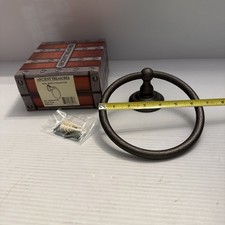 Towel Ring , Platinum, Wall Mount, Ancient Treasures, Tidal Wave ll