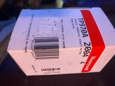 Honeywell, TP970A 2004, Thermostat