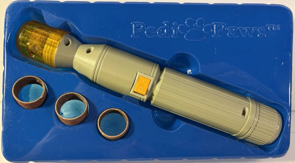 PEDIPAWS PET NAIL TRIMMER GRINDER GROOMING TOOL NEW BATTERIES +++ NAIL CLIPPER! - Image 4 of 4