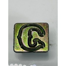 Leather Stamp C Tandy Craftool Alphabet Single Replacement Letter Size 1 Inch