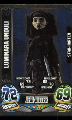 Luminara Unduli Star Wars Force Attax Serie 5 Star-Karten 38