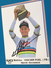 cycling paris roubaix cyclisme 2024 mathieu van der poel signe