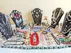 Huge 239 Pc Lot Vtg/Now CostumeJewelry ALL WEARABLE ManySigned/Rhinestones 8+Lbs