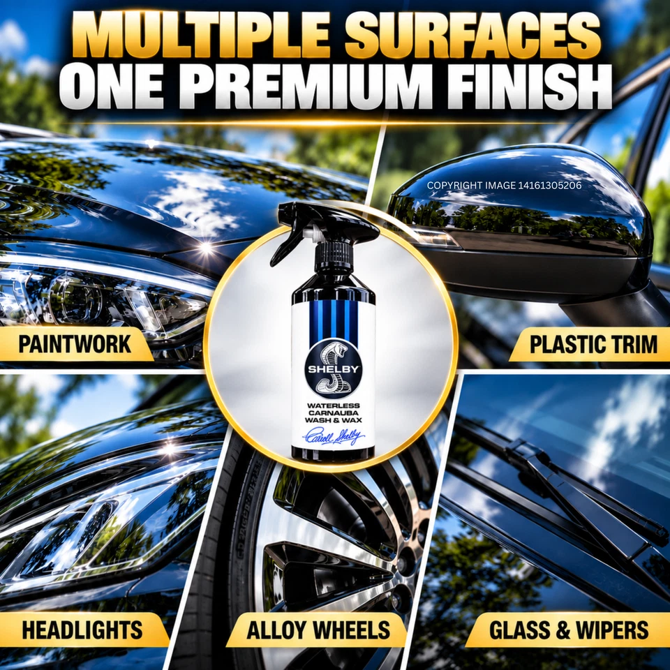 Shelby Waterless Wash and Wax application guide