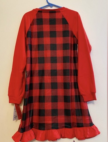 Cuddle Duds Girls Nightgown size 7 with matching Nightgown for 18” Doll NWT - Picture 2 of 6