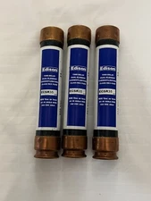 (Lot of 3) Bussman Edison ECSR35 Dual Element Time Delay Fuses