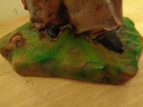 HEAVY WESTERN COWBOY SALOON RESIN RELIC ART COWBOY MAN CHAPS ART STATUE BUST - 第 10/12 張圖片
