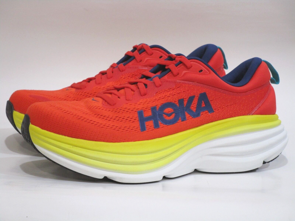 Hoka One One Men's Bondi 8 Running Sneaker Shoes, Size 9 D(M) US