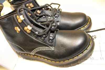 Dr. Martens  Virginia Womens Size 6 37 Leather Lace Up Ankle Boots SALE         
