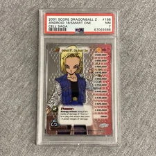 2001 Score DragonBall Z Android 18, the Smart One Hi-Tech Cell Saga PSA 7