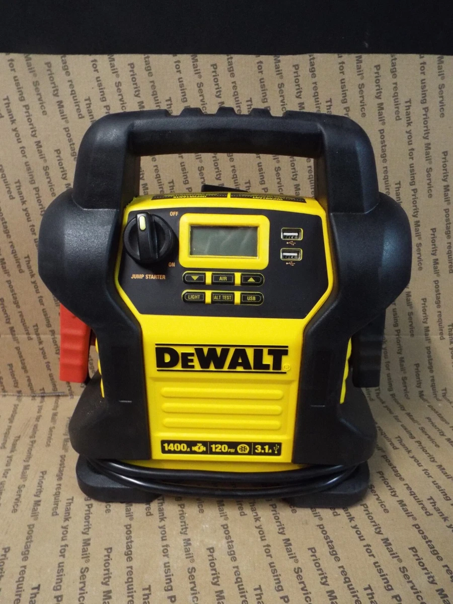 1400 peak amp jump starter with digital compressor outlet