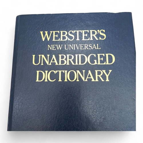 Webster's New Universal Unabridged Dictionary 1983 Deluxe Hardcover Vtg HC - 第 6/8 張圖片