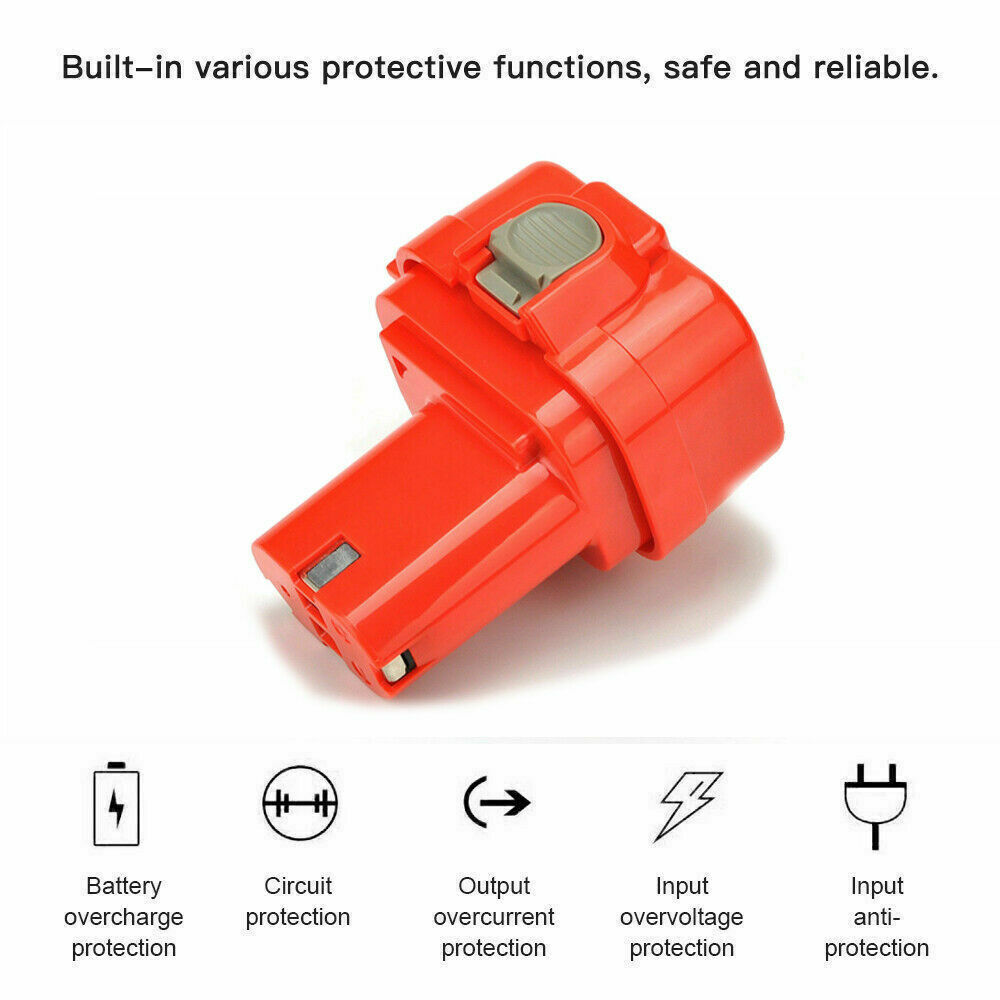 2 Batterie Joiry 9.6V 3500mAh Ni-MH Per Makita - Compatibili Con Modelli PA09, 9120, 9122 E Altri - Foto 3