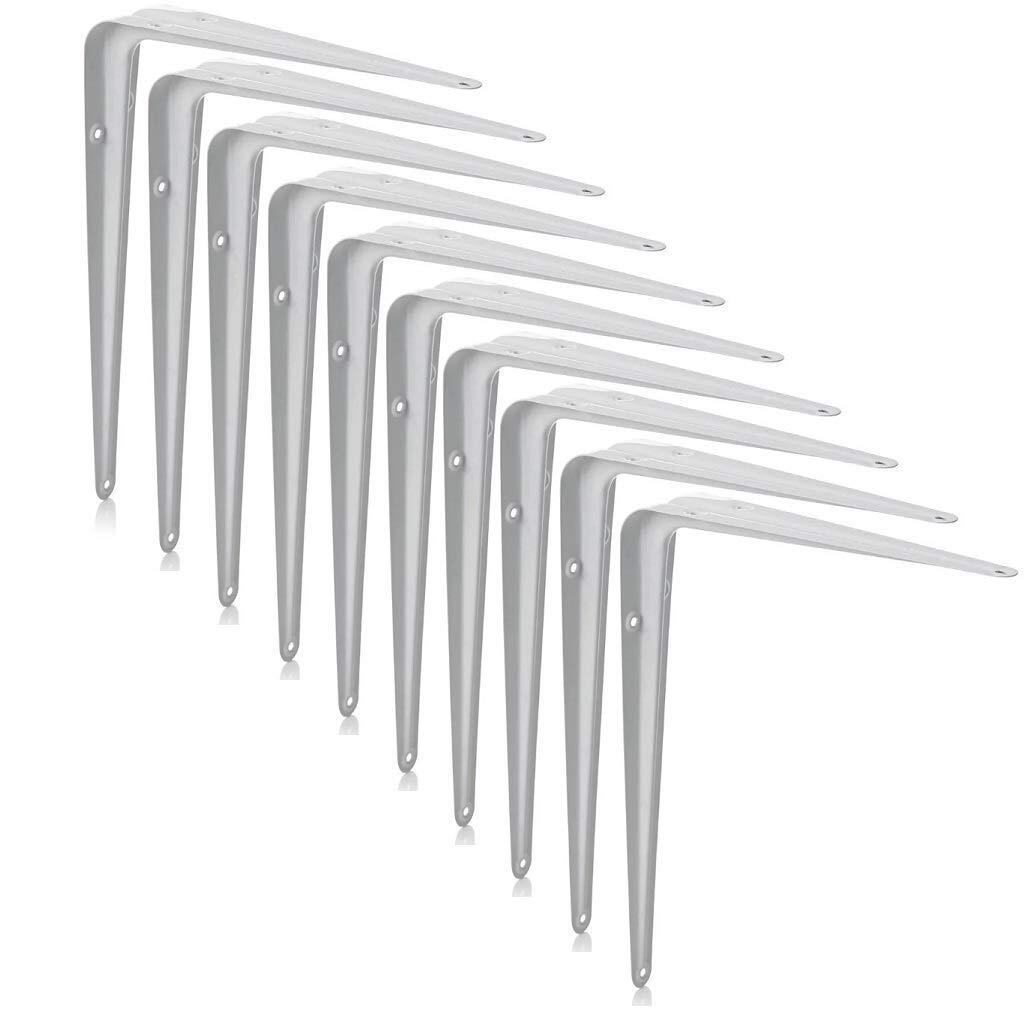 Merriway BH06749 Bulk Hardware London-Staffe per mensole, in Acciaio, (l7Y)