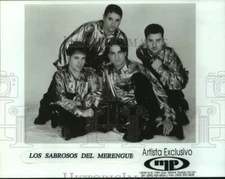 Press Photo Four Members of the band Los Sabrosos Del Merengue - sap21848
