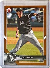 2018 Bowman Draft Gold Alec Hansen #BD-146 44/50 Chicago White Sox