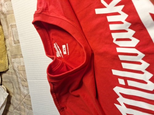 Milwaukee Tools T-Shirt XL Red Gildan - Picture 5 of 9