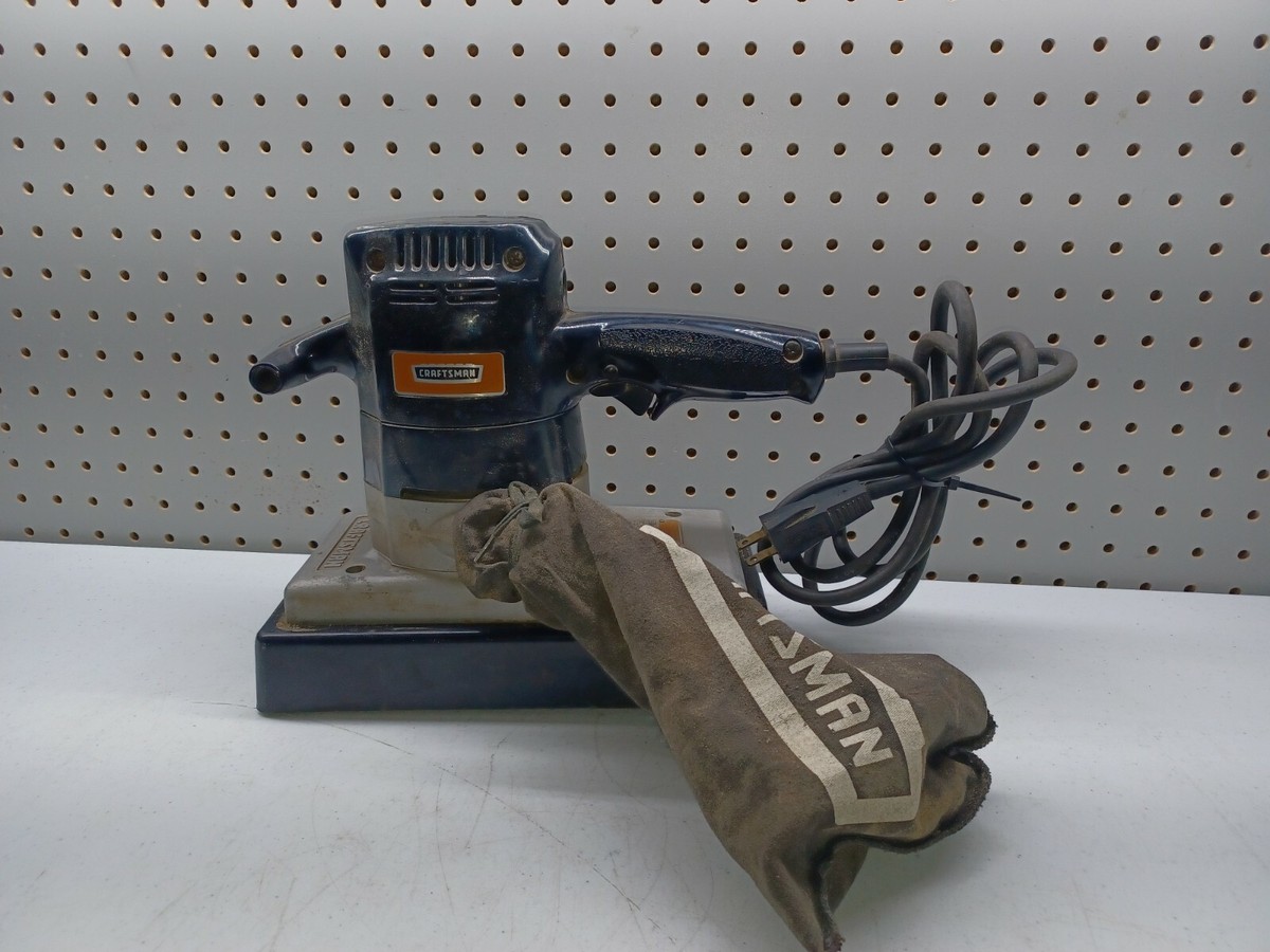 VINTAGE CRAFTSMAN Dustless Dual Motion Finishing Sander No b-x