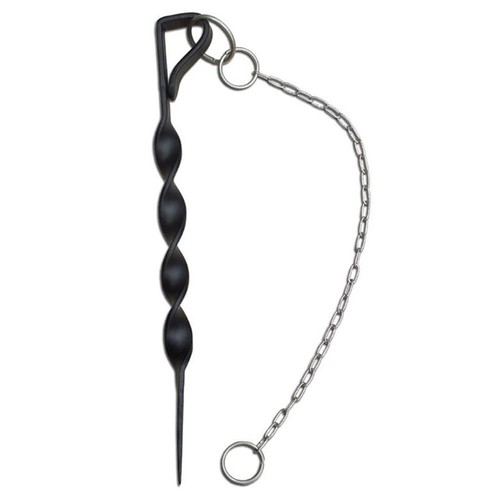 Iron Rain Chain Ground Anchor with a Flat Hammer into the Ground Easily