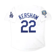 Clayton Kershaw 2008 Los Angeles Dodgers Home 50th Anniv. Jersey Men's (S-3XL)