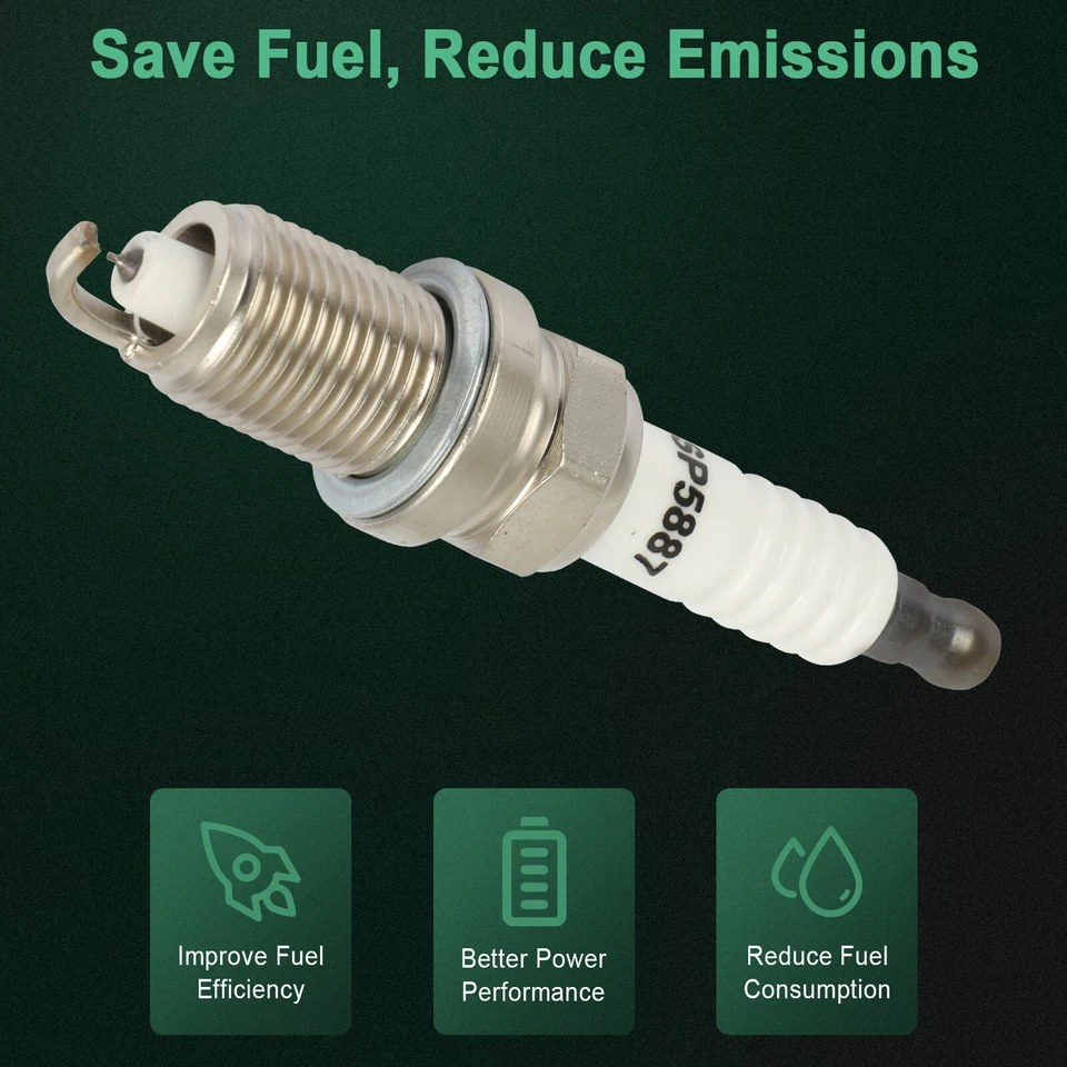 6x bujías de iridio y platino para Mazda 626 V6 1998-2002 2,5 L Foto 4 de 4