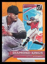 2022 Panini Donruss Ketel Marte Diamond Kings #30 Orange Holo