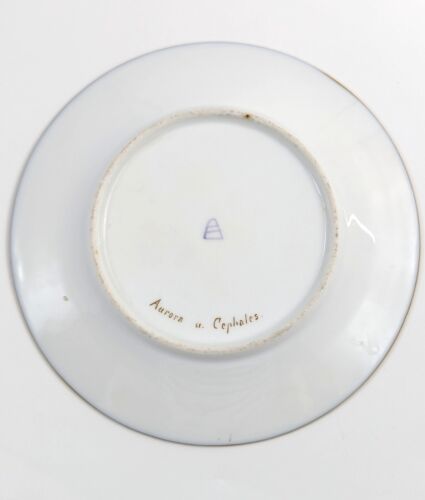 Royal Vienna porcelain antique cabinet plate “Aurora u. Cephales”, signed Sibl - Picture 8 of 9