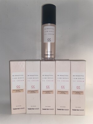 Thank You Farmer CC Sunscreen 1.4 Oz 40ML Broad Spectrum SPF 30 Pump Lot Set x 5
