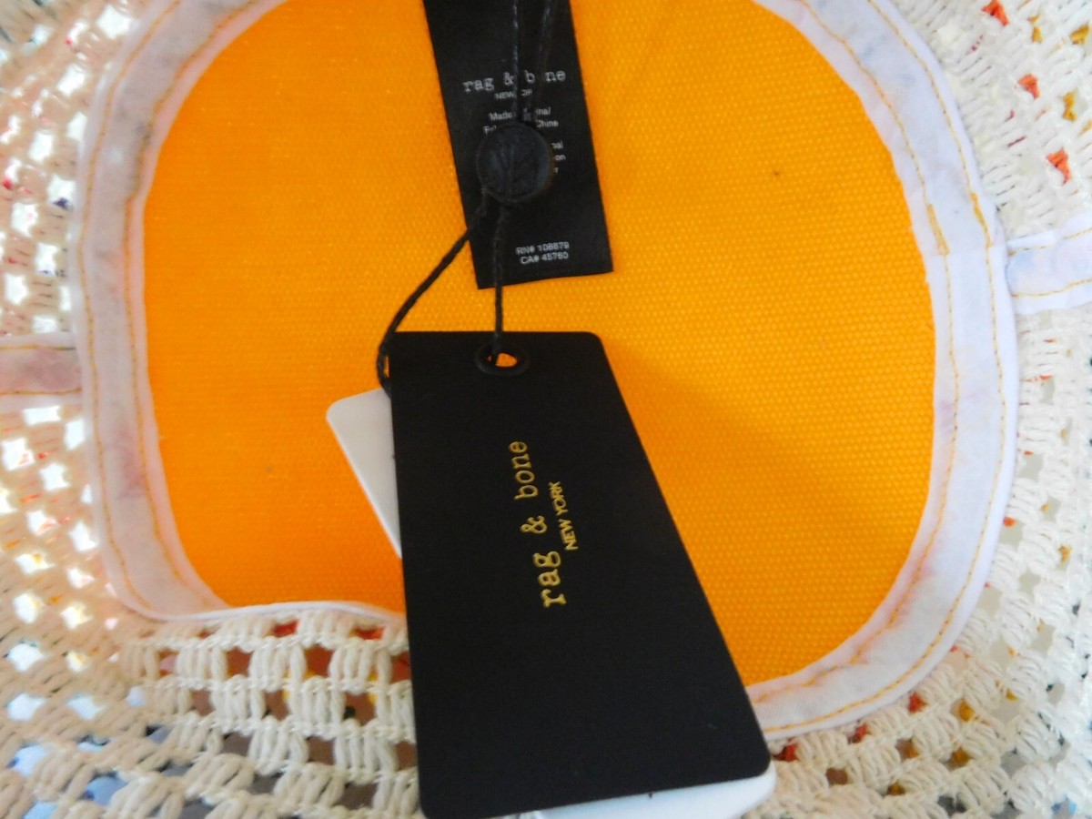 New Rag & Bone New York Cruise Summer Net Bucket Hat ~One 