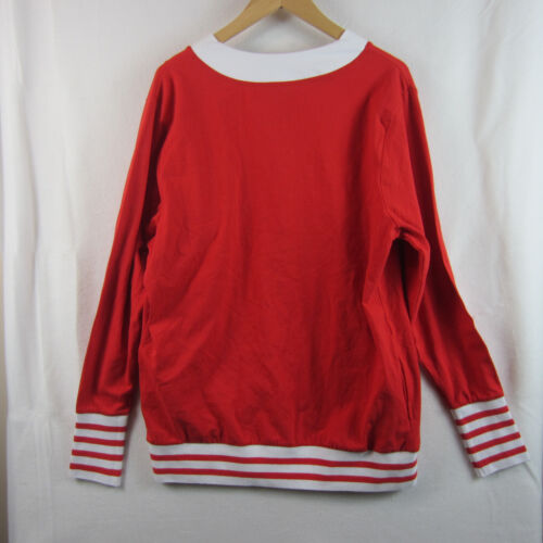 delta sigma theta sorority women's red cardigan big boy headgear large - Picture 2 of 6