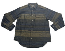 Zeppelin Flannel Vintage Button Shirt Men Medium Southwest Aztec Cowboy Mojave