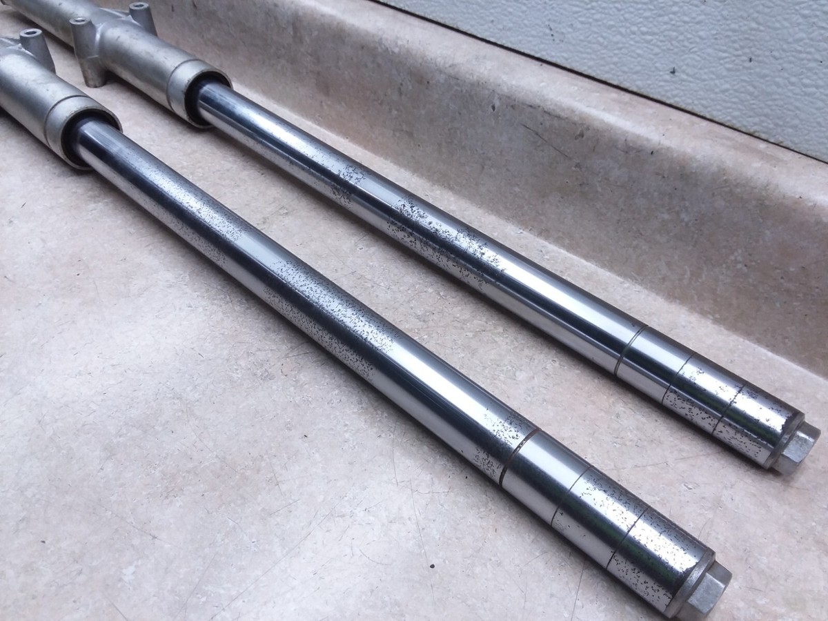 Kawasaki F7 Enduro 175 Front Fork Forks Pair OEM 1974 VTG