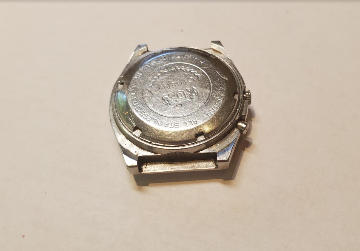 vintage automatic ORIENT FREZA square shaped watc… - image 5